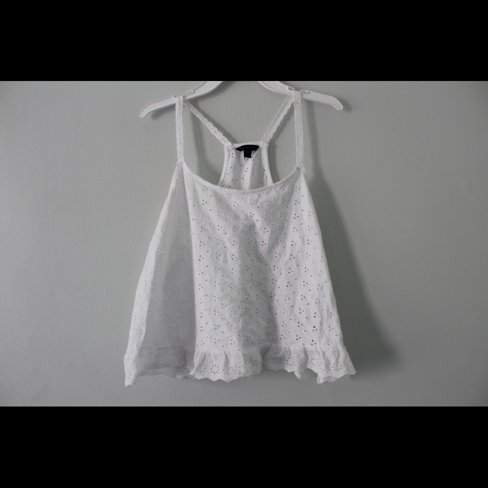 Embroidered tank